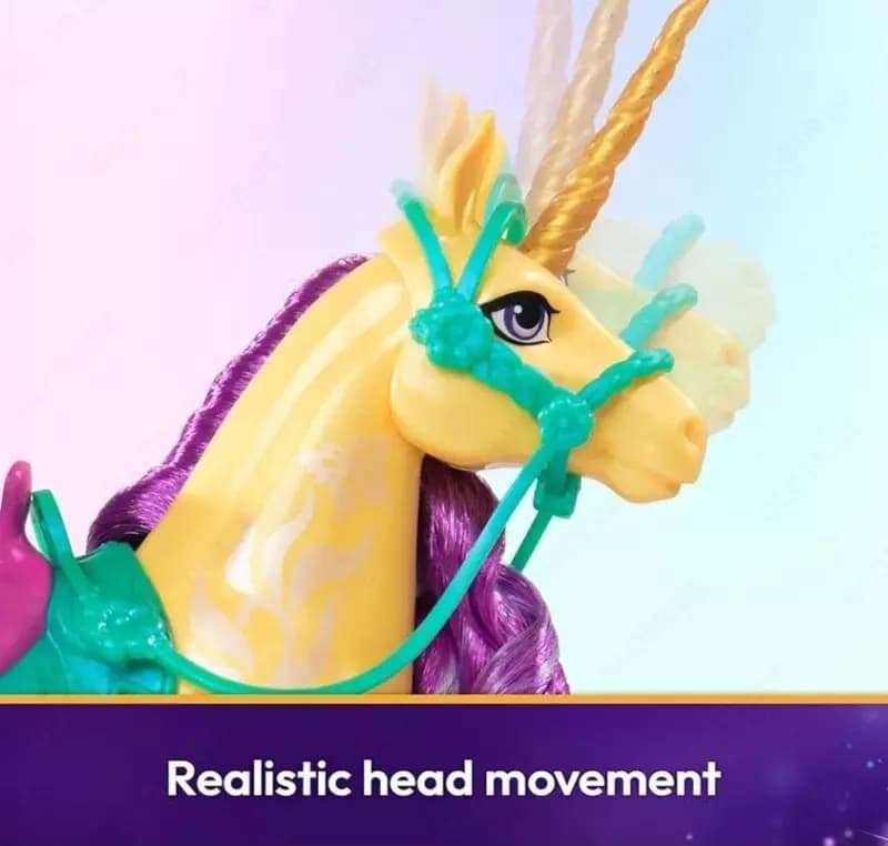 Unicorn Academy – Единорог Leaf с аксессуарами для верховой езды — 5