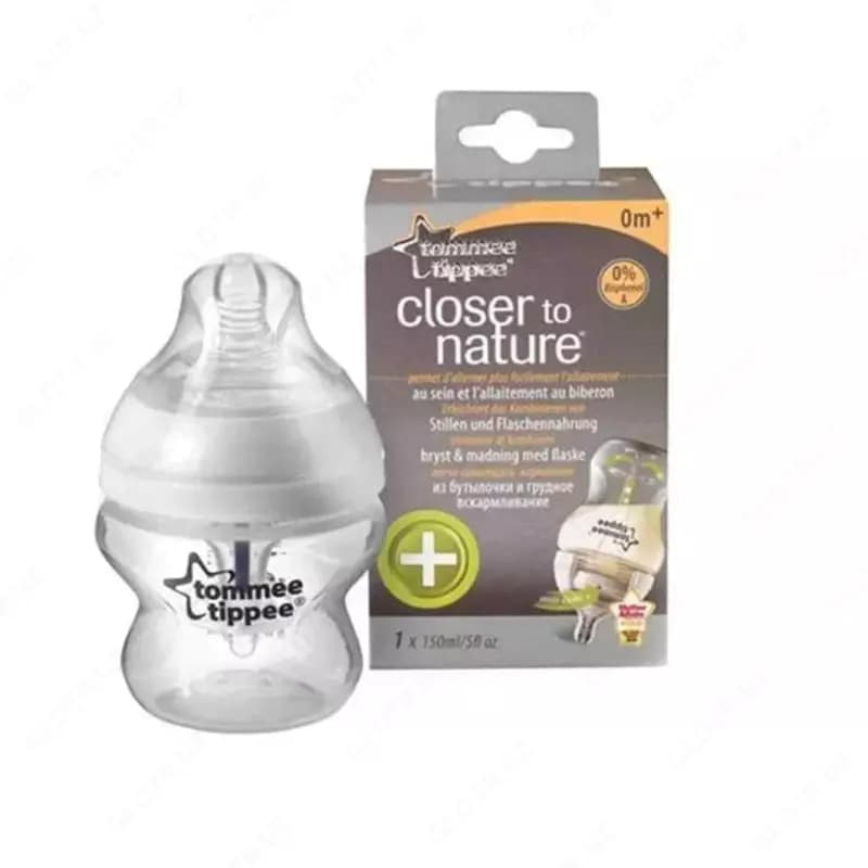 Антиколиковая бутылочка Tommee Tippee, 125 мл., 250 мл., 0-6, 6+, 18+ — 3