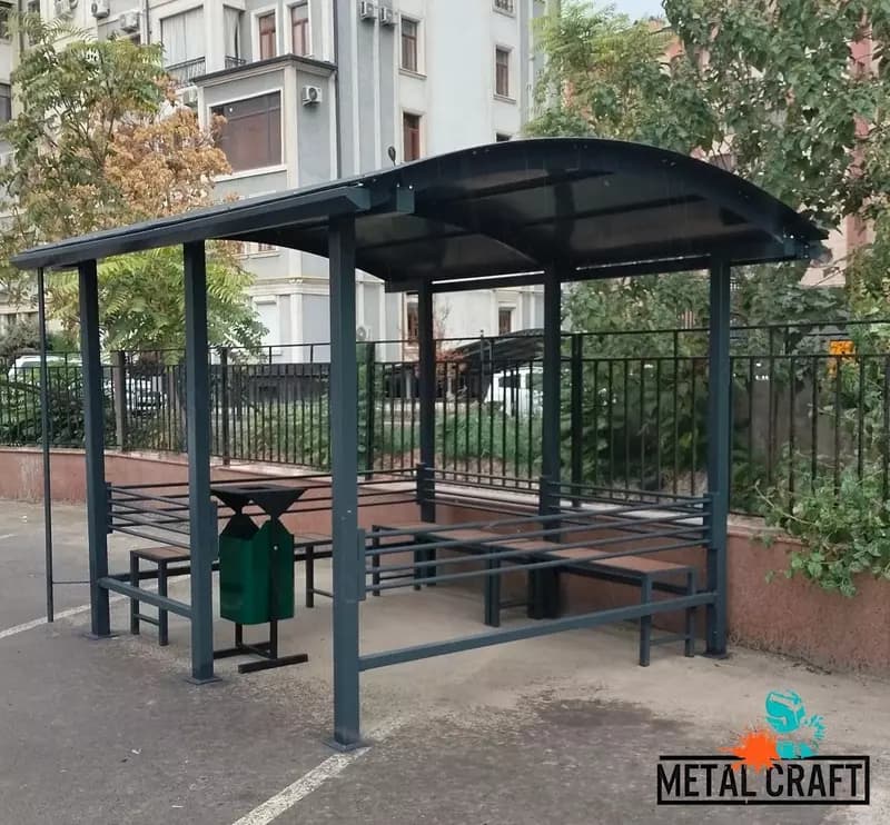 Металлическая сборно-разборная беседка "MetalCraft" 3000х3000 мм — 1