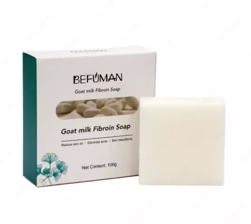 Фиброиновое мыло из козьего молока Befuman Silk Protein Skin Repair — 8