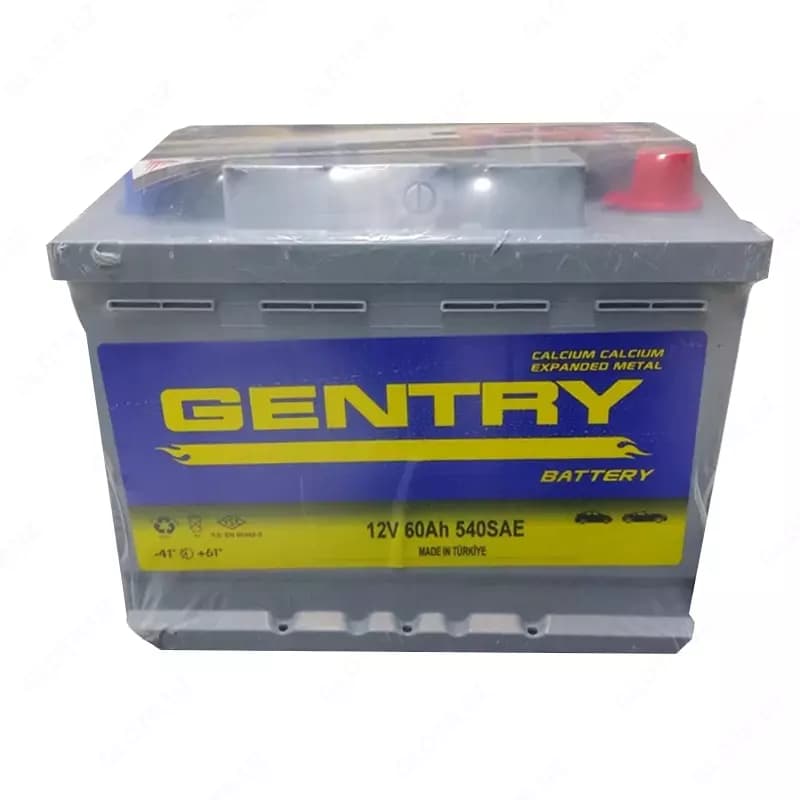 Аккумулятор для авто GENTRY 12v45 (Турция) — 2