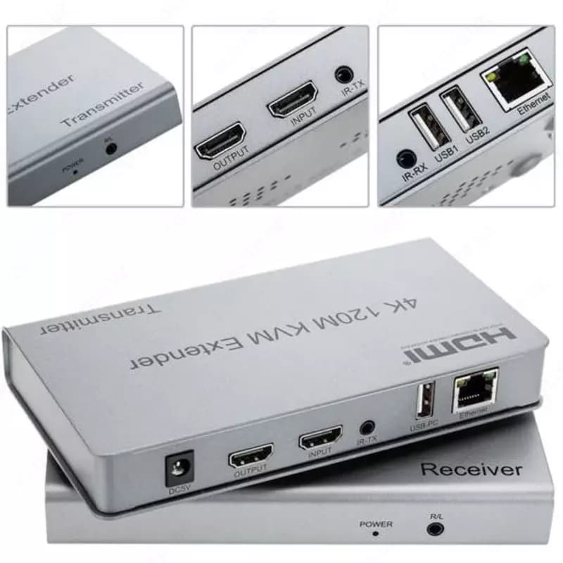 HDMI EXTENDER KVM 120M, HDMI удлинитель 120 м — 4