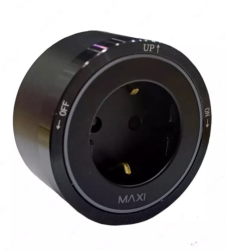 Трек Розетка Съёмная, Подвижная с подсветкой 220В 16А - MAXI — 2