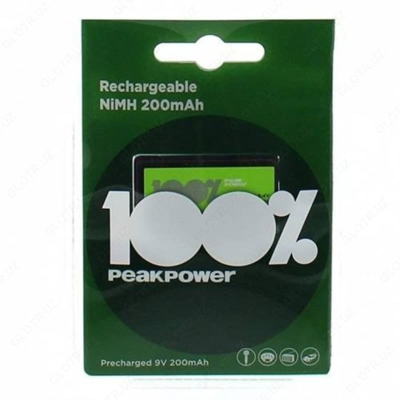 Аккумулятор Peak Power NiMH 8.4V 200mAh (9V) 1*BL — 1