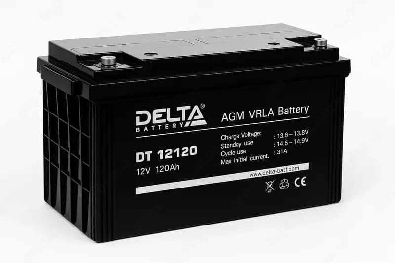 Qo'rg'oshinli akkumulyator ”Delta” DT 12120, VC-12V, 120Ah — 1
