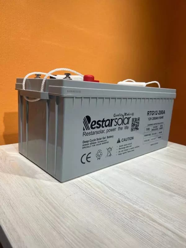 Гелевая аккумуляторная батарея RestarSolar RTG12-200A — 3
