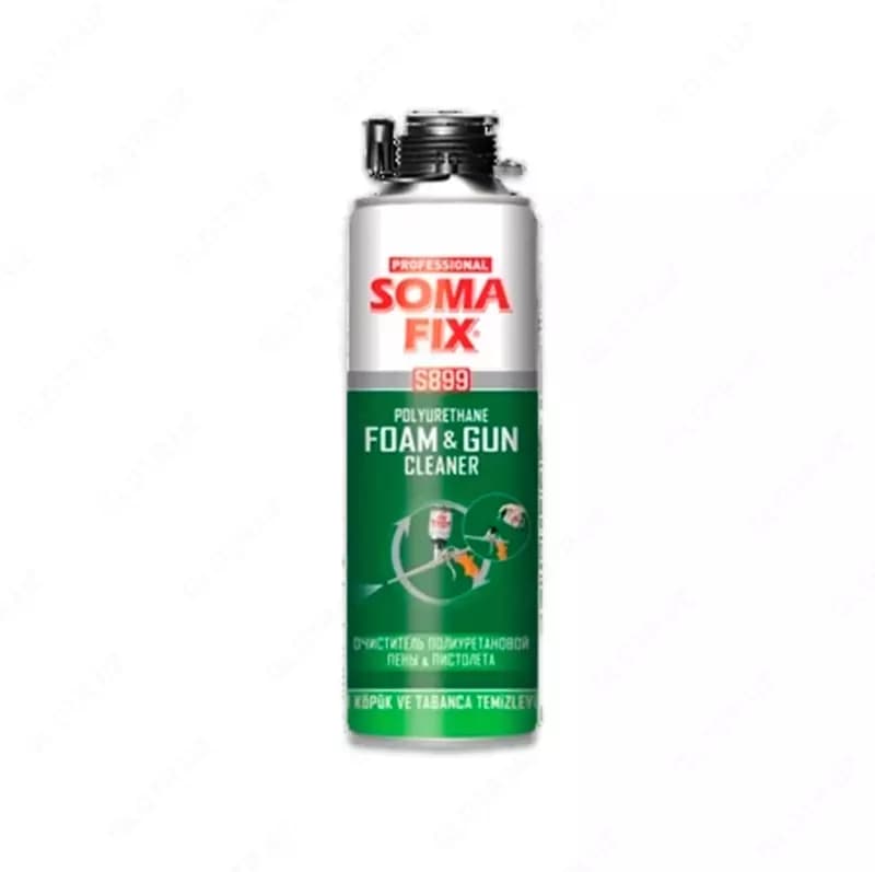 SOMAFIX Очиститель Полиуретановой Пены и Пистолета S899 (500 мл) — 1
