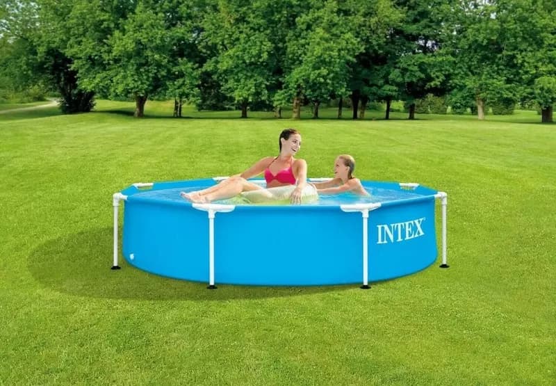 INTEX 28205 — Круглый каркасный бассейн 244×51 см — 1