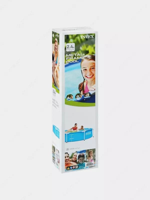 INTEX 28205 — Круглый каркасный бассейн 244×51 см — 2