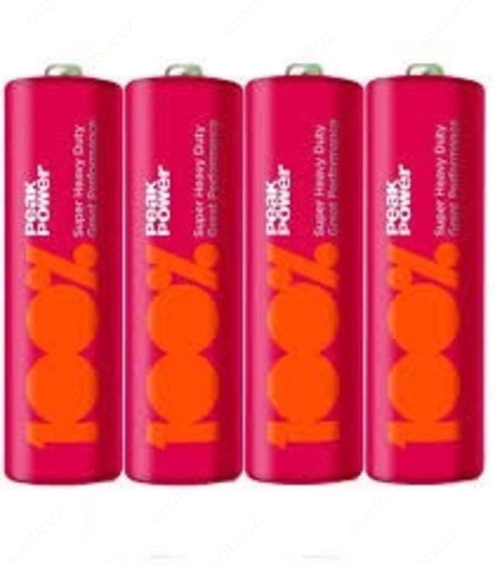 Батарейка PEAK POWER Zinc Carbon 1.5V (R03) 2*Целлофан — 2