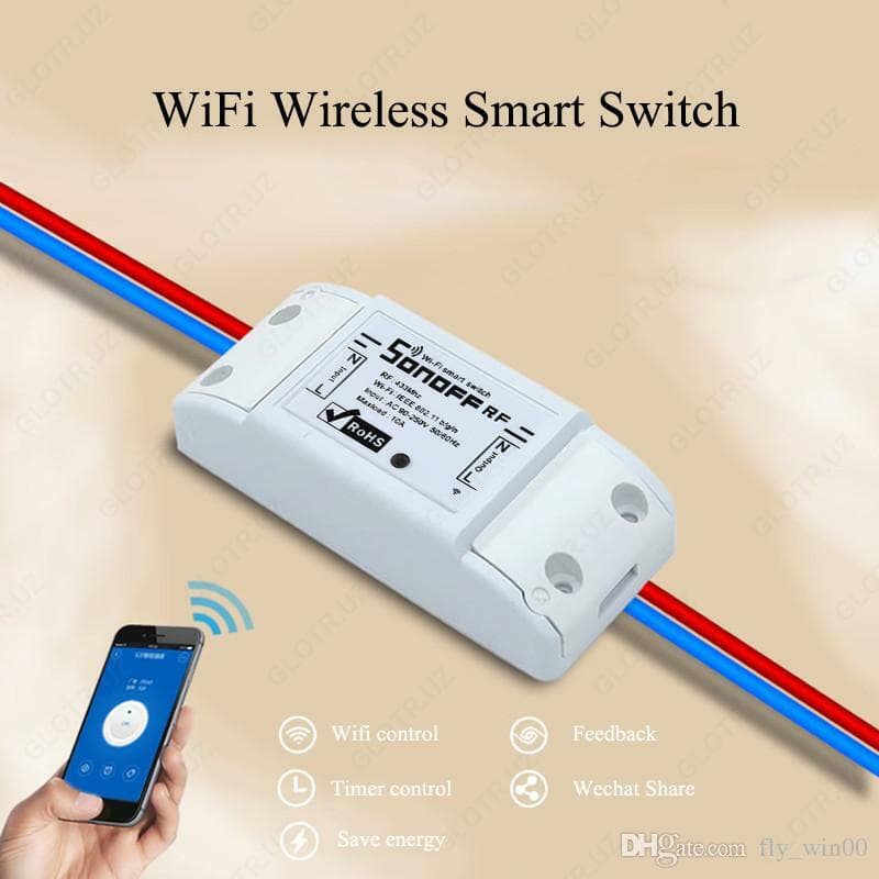 Sonoff - Беспроводной WiFi Выключатель Для Умного Дома — 4