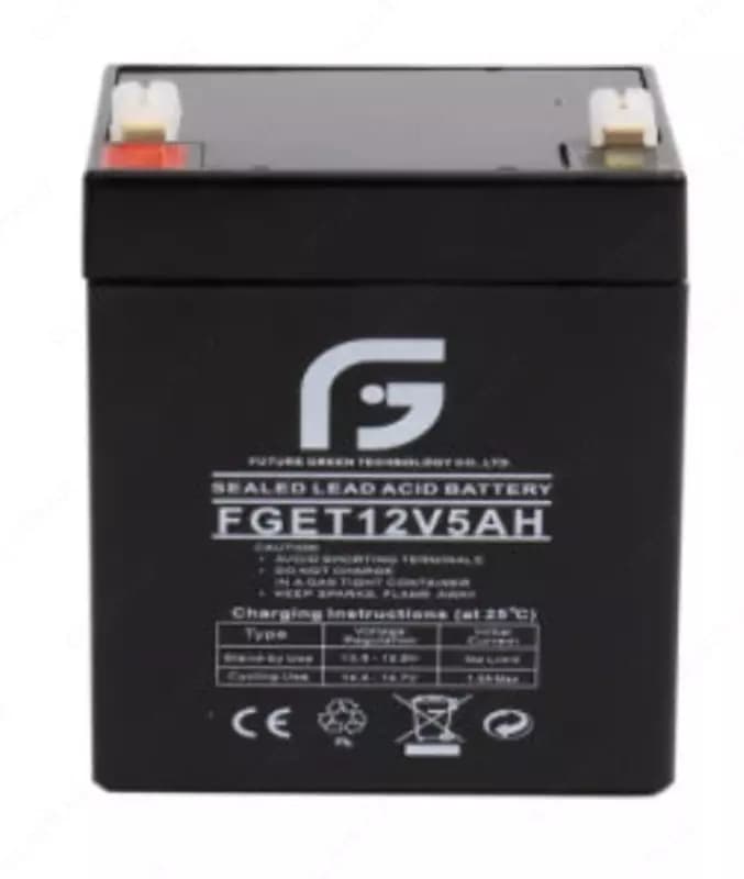 Аккумулятор FGET-12v 5AH (Свинцово-кислотный) Черный — 1