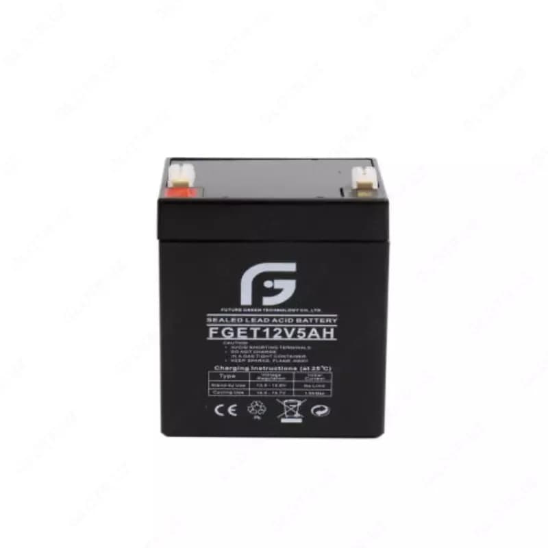 Аккумулятор FGET-12v 5AH (Свинцово-кислотный) Черный — 2