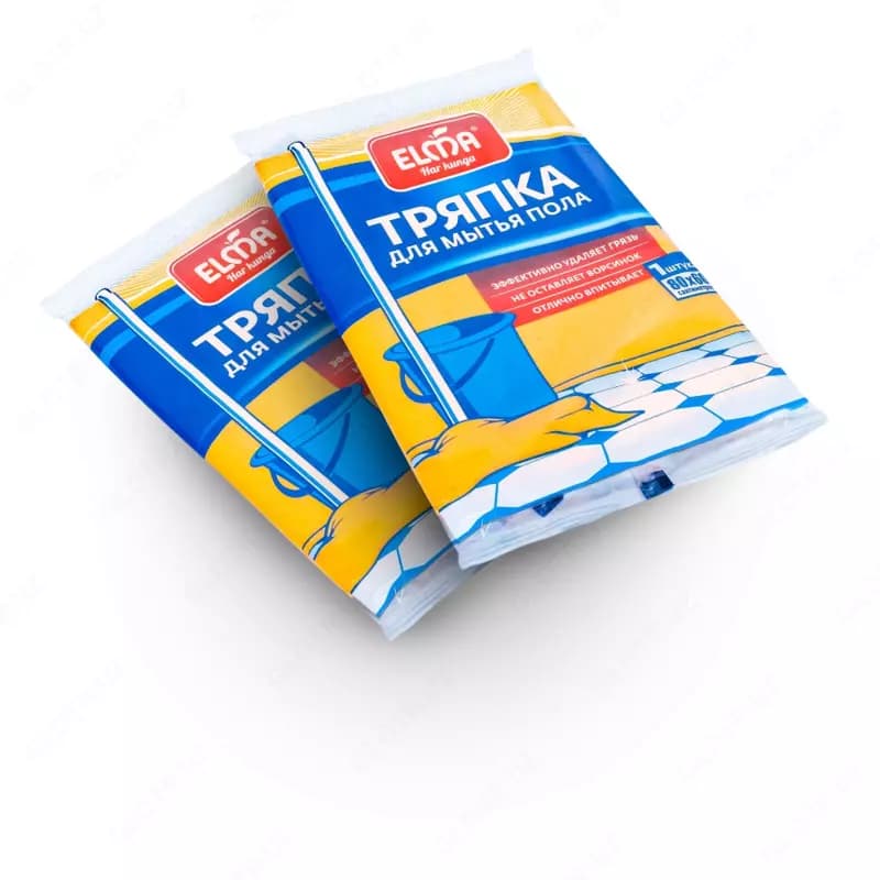 Тряпка для пола Elma 100% хлопок, 55х80 см — 1