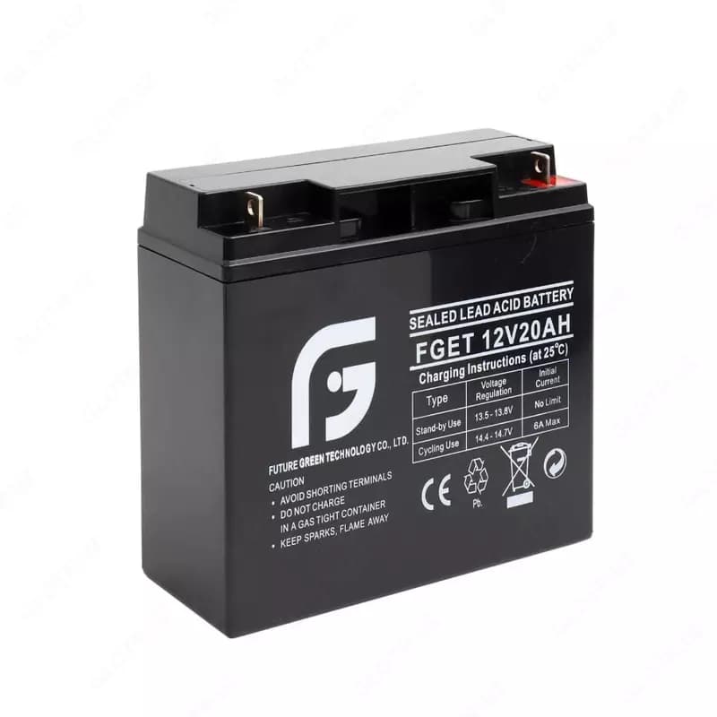 Аккумулятор FGET-12v 20AH (Свинцово-кислотный) Черный — 2