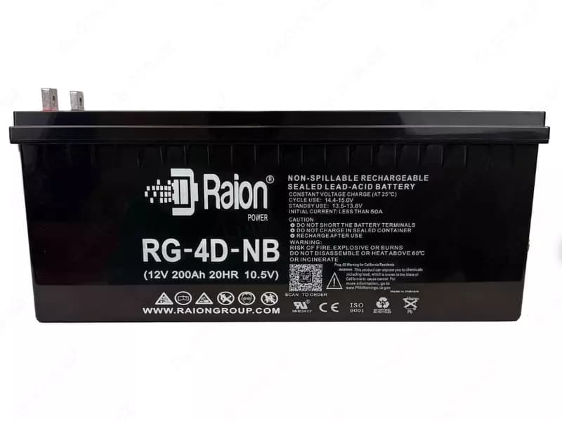 Аккумулятор для инвертеров Power Kingdo 12V/200Ah — 2