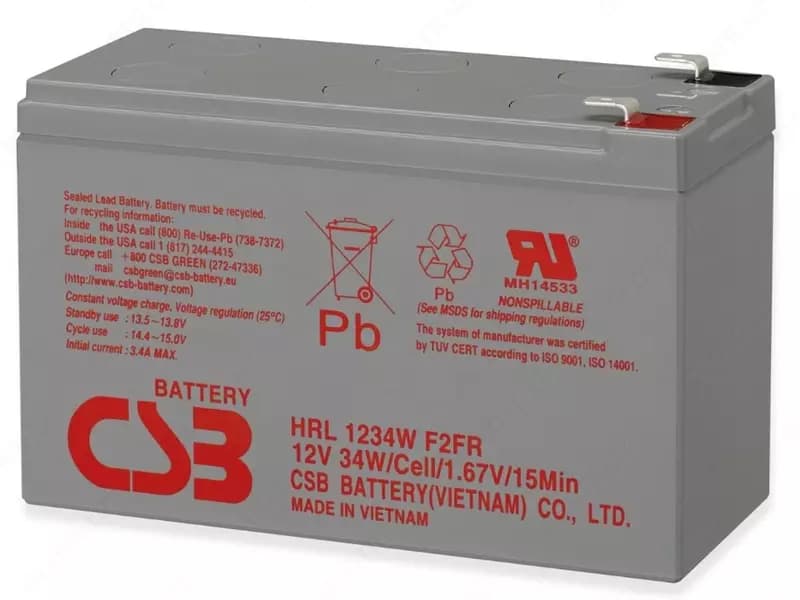 Батарея для UPS CSB 9Ah 12V — 3