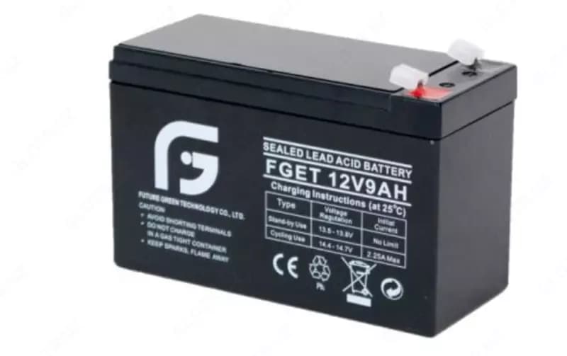 Аккумулятор FGET-12v 9AH (Свинцово-кислотный) Черный — 1