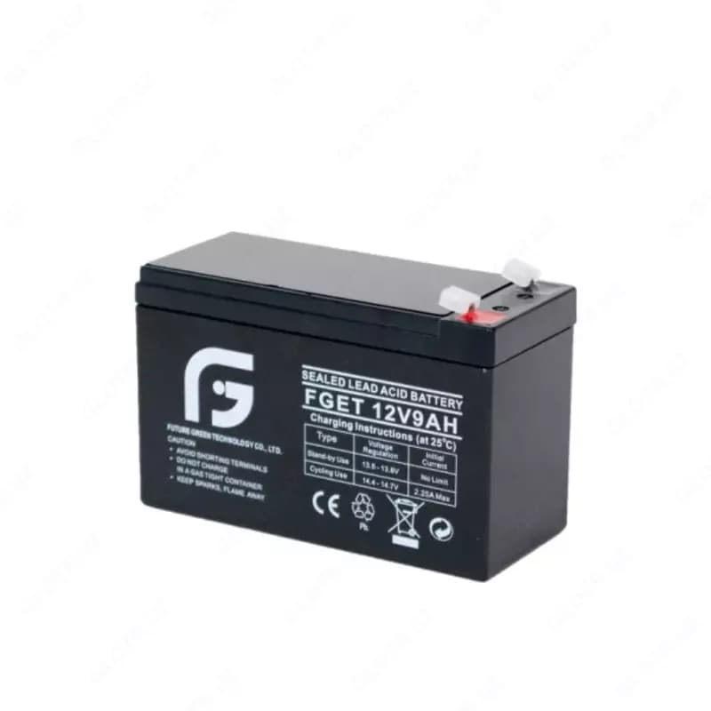Аккумулятор FGET-12v 9AH (Свинцово-кислотный) Черный — 2
