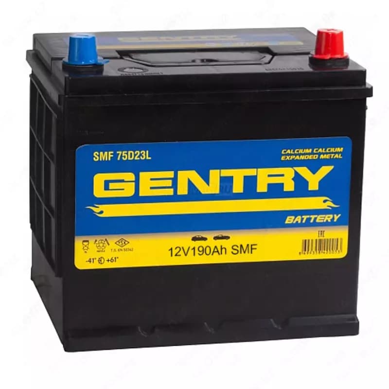 Аккумулятор для авто GENTRY 12v190 (Турция) — 2