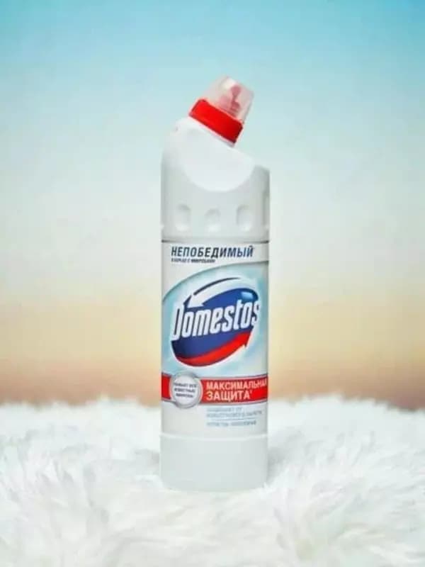 Универсальное чистящее средство для туалета и ванны ”Domestos”, 1250 мл. — 3