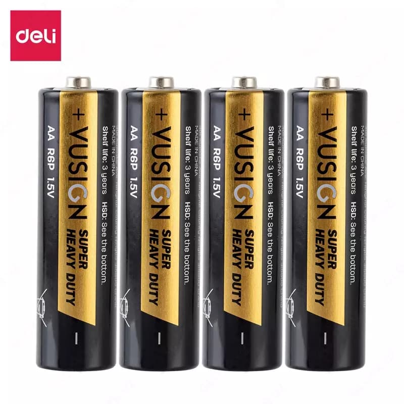 Батарейки AА R6P 1.5V EL203 Deli — 1