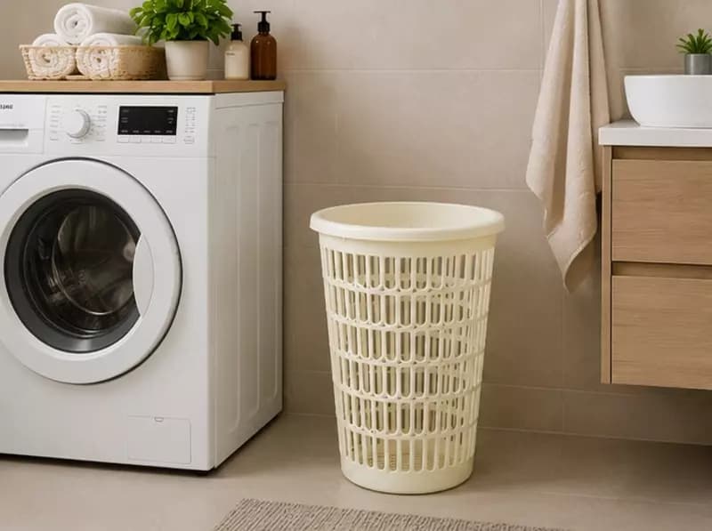 Корзина для белья «СЕТКА» без крышки 40 л — 1