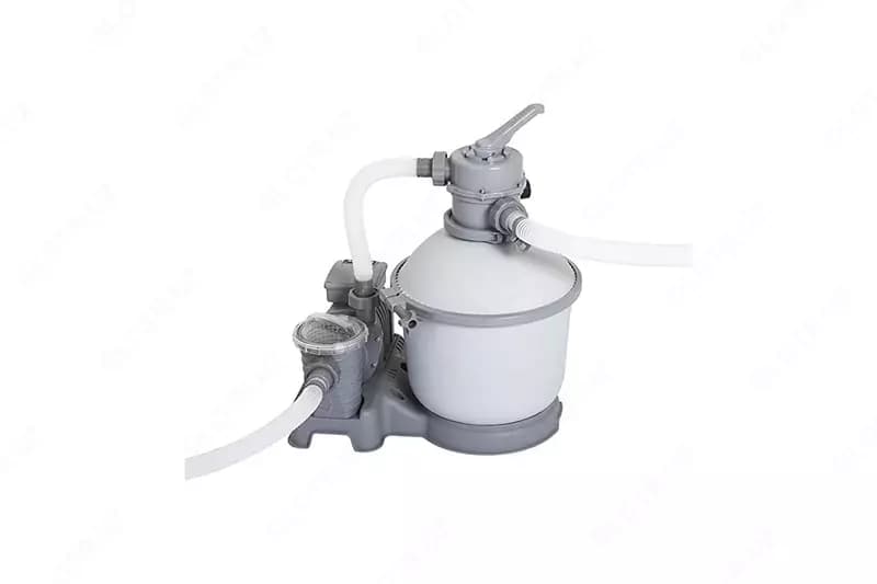 Сборный бассейн (прямоугольный) с аксессуарами ”Bestway” Steel Pro МАX 56466, каркасный, 549 x 274 x 122 см (Серый) — 3