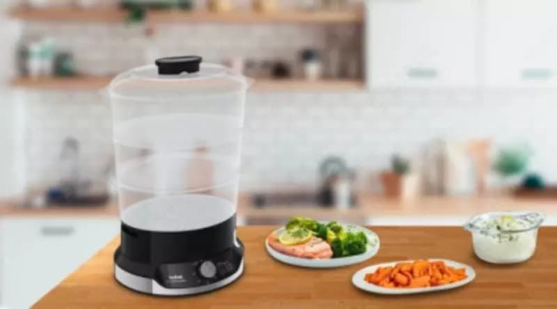 УЛЬТРАКОМПАКТНАЯ ПАРОВАРКА TEFAL VC2048 9 л — 4