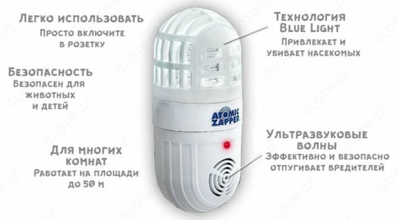 Ультразвуковой отпугиватель ”Atomic Zapper” — 3
