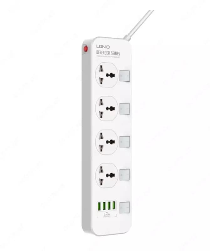 Удлинитель сетевой LDNIO SC4408 — 2
