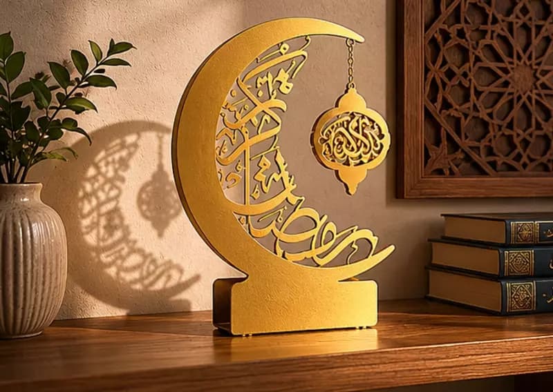 Декор «Ramadan Mubarak» с подвеской — 3
