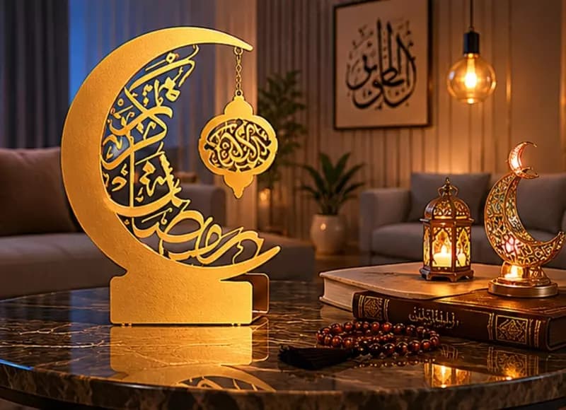 Декор «Ramadan Mubarak» с подвеской — 4