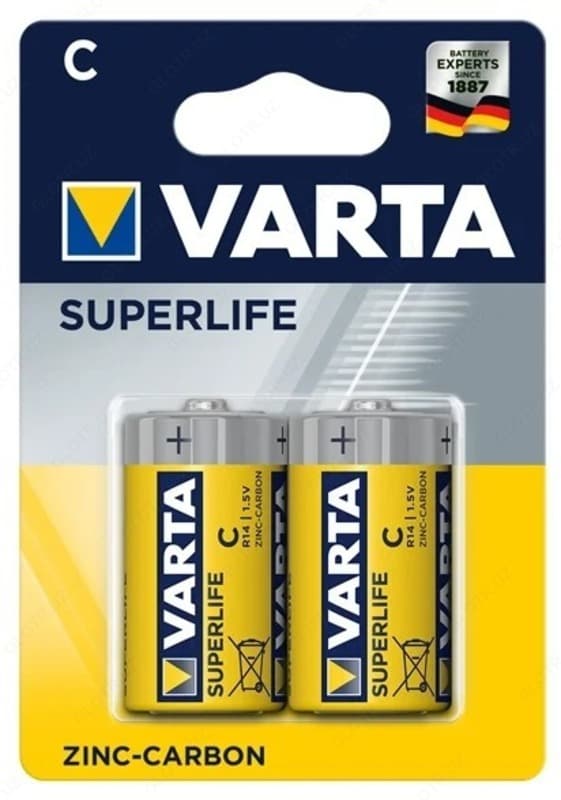 Батарейка VARTA SUPERLIFE C/R14 — 1