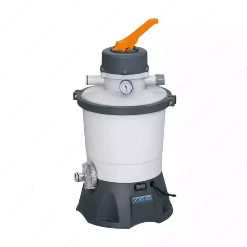 Сборный бассейн (прямоугольный) с аксессуарами ”Bestway” Power Steel 56442, каркасный, 404 х 201 х 100 см (Серый) — 3