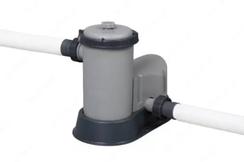 Сборный бассейн (круглый) с аксессуарами ”Bestway” Steel Pro МАX 56420, каркасный, d 366 х 122 см (Серый/белый) — 5