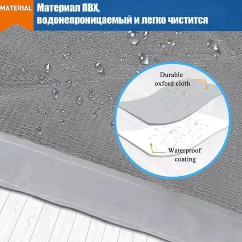 Теплоизоляционные шторы для входных дверей с окошком — 3