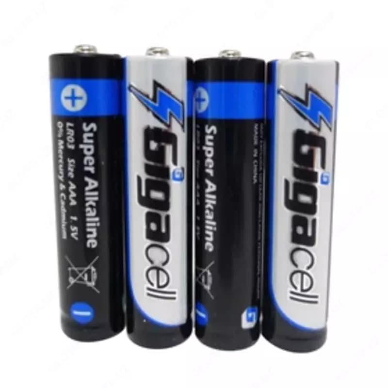 Батарейка ААА Gigacell Super alkaline, 4 шт в плёнке — 1