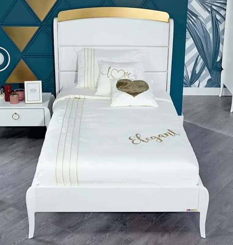 Комплект постельного белья Elegant White 🇹🇷 от ALMILA🇹🇷 (Турция) — 1
