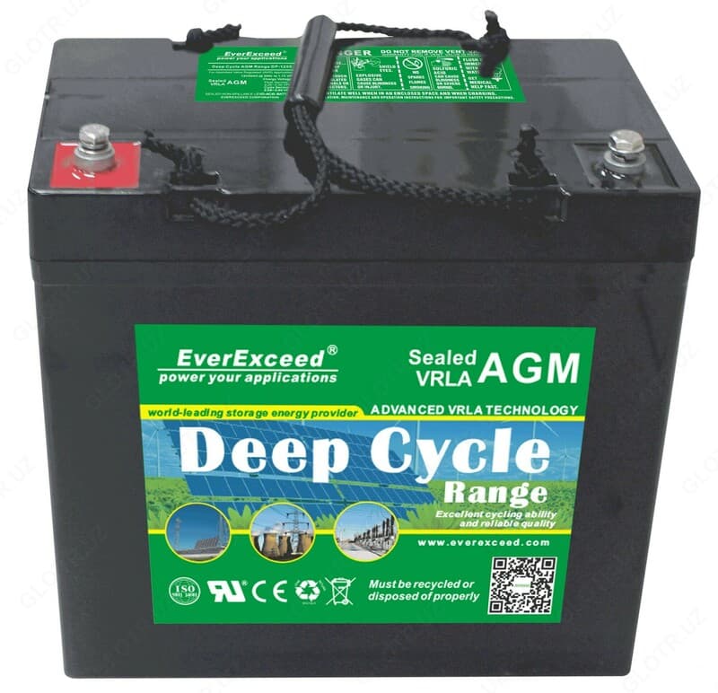 АККУМУЛЯТОР DEEP CYCLE AGM DP-1255 — 2