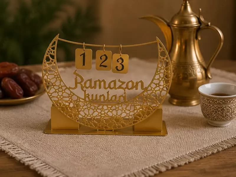 Металлический календарь отсчета дней Рамадана — 4