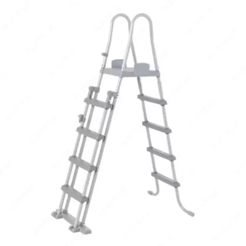 Сборный бассейн (прямоугольный) с аксессуарами ”Bestway” Power Steel 56475 BW, каркасный, 732 х 366 х 132 см (Серый) — 3