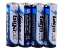 Батарейка Gigacell Super alkaline АА, 4 шт в плёнке