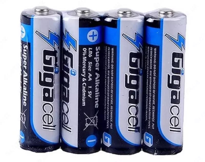 Батарейка Gigacell Super alkaline АА, 4 шт в плёнке — 1