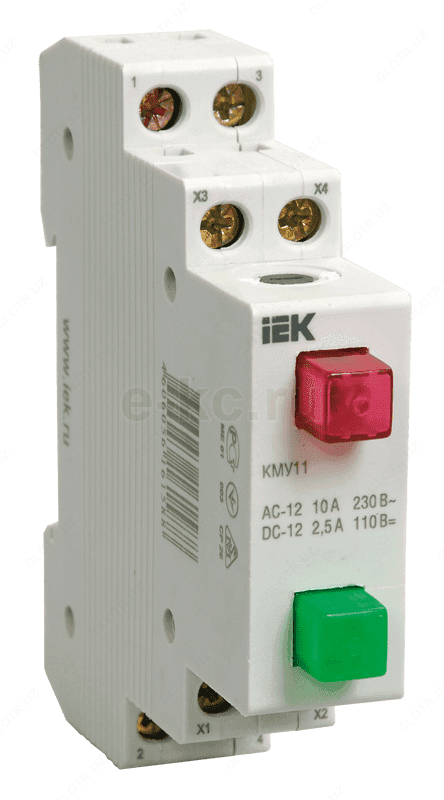 Кнопка управления модульная КМУ11 IEK — 1
