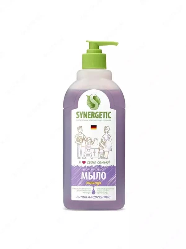 Мыло жидкое для мытья рук и тела Synergetic, 0.5 л — 3