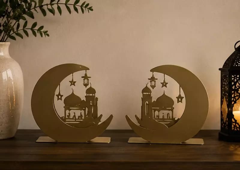 Металлический держатель для салфеток в форме ”Луна и Мечеть” — 3
