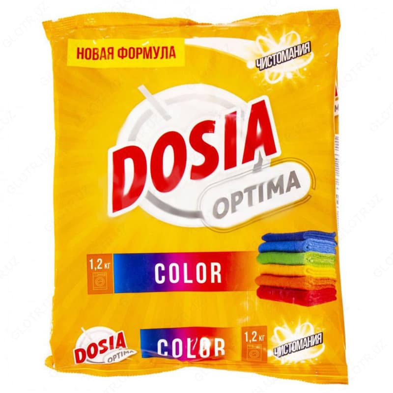 Стиральный порошок Dosia Optima Color для ручной и машинной стирки, 1,2 кг х 15 — 1