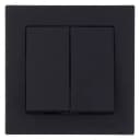 DUO (2 VKL) — Black / Mebel / Choco / Matte Grafit выключатель