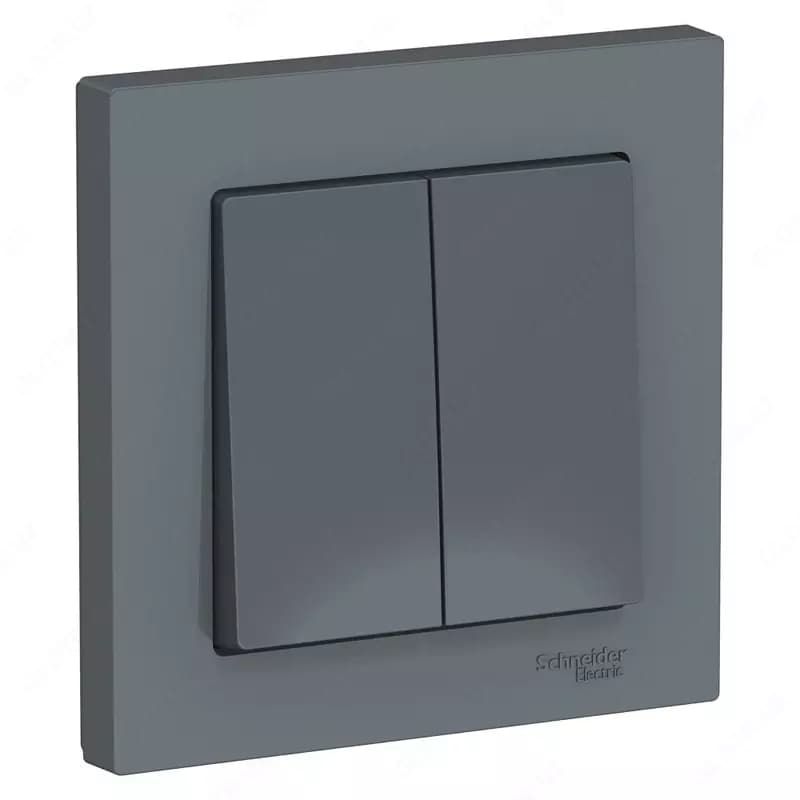DUO (2 VKL) — Black / Mebel / Choco / Matte Grafit выключатель — 2
